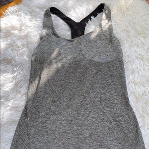 Built in padded sports bra top